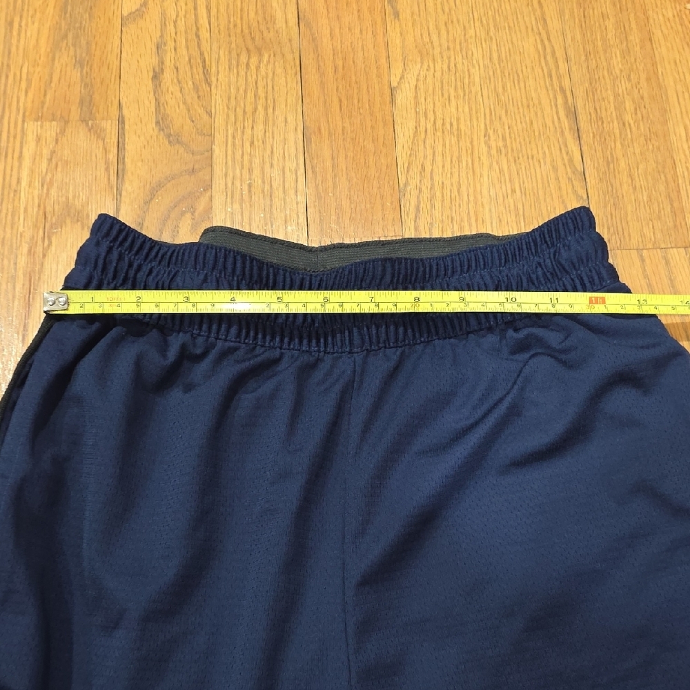 Nike Dark Blue Sports Shorts with White Trim - Picture 11 of 13